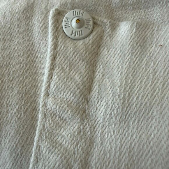 J.Jill Authentic Fit Slim Ankle Jeans | White Stretch Denim | Size 8P - Picture 3 of 9